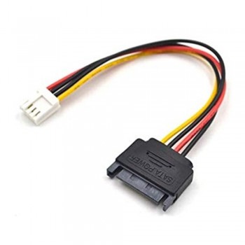 MOLEX 4 Pin (Female) to SATA (Male) Cable 15cm