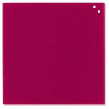 NAGA Magnetic Glass Board - Red (Item No: G14-01)