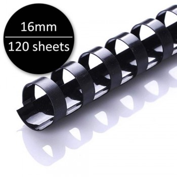 Comb Binding Plastic — A4, 16mm, 120sheets (Item No :B11-68) A1R4B55