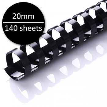 Comb Binding Plastic — A4, 20mm, 140sheets (Item No :B11-70) A1R4B57