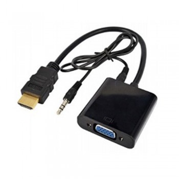HDMI (M) to VGA (F) + Audio Cable (20cm)