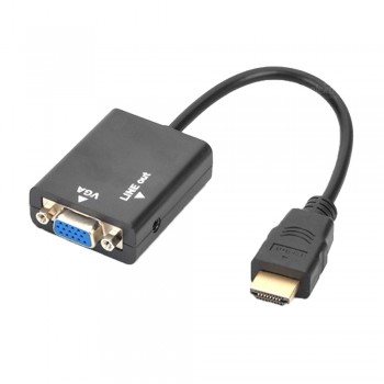 HDMI to VGA (F+) With Audio (20cm)