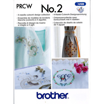 Brother PRCWUSB2AP Cutwork Design Collection for PR 2