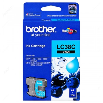 Brother LC-38 Cyan Ink