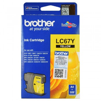 Brother LC-67 Yellow Ink Cartridge 