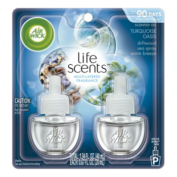 Air Wick Scented Oil Twin Pack Life Scents Turquoise Oasis