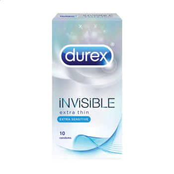 Durex Invisible Extra Thin Extra Sensitive 10 Pack