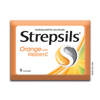 Strepsils Orange with Vitamin C 6s