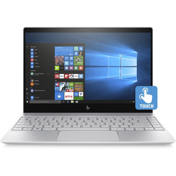 HP Envy 13-AD144TX Laptop (3DJ78PA) T FHD, I7-8550U, 8GB, 512GB SSD, N DVD, 2GB VRAM MX150, Win10, 2Yrs, BP, Silver, Flush