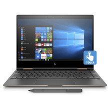 HP Spectre X360 Laptop (3DR37PA), FHD IR T5, I7-8550U, 8GB, 512GB SSD, UMA, Win10, PRI Screen, NO ODD, 2Yrs, Sleeve, Ash Silver, Pen