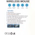 L-TECH Wireless Mouse Model 201 - PURPLE - 2.4GHz Wireless, Operating Distance Up To 10m, 6-Key Optical Mouse 6D, 1600 DPI, Compact Ergonomic Design - WM-201P