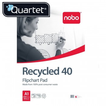 Quartet Flipchart Pad Plain 40 A1 40 Sheets